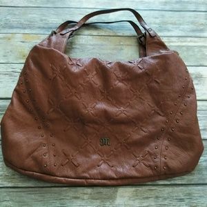 Brown tote purse